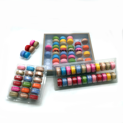 Transparante plastic macaronverpakking Blister 6 x 10 arrangement 60 cellen macaron verpakking bak