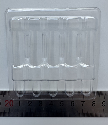 PET Fragile Goods Verpakkingsbak Glasfles Vaste verpakkingsbak Water Injectie 1ml 2ml 5ml 10ml 5 Pack