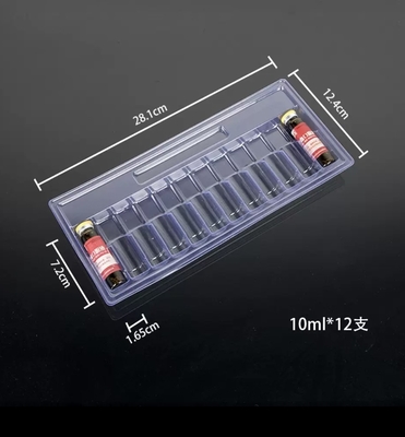 10 ml orale vloeistof ampulletje PET transparante vacuümbak, verpakking van 5, verpakking van 10, verpakking van 12