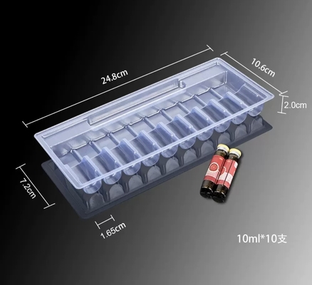 10 ml orale vloeistof ampulletje PET transparante vacuümbak, verpakking van 5, verpakking van 10, verpakking van 12