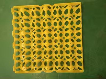 Kleurrijke gele plastic blaren thermovormige vacuümplaat eiverpakking transport 30 eiverpakking