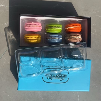 Macaron verpakking 6 Macaron verpakking cadeau verpakking 6 Macaron cadeaubon verpakking boetiek doos Macaron verpakking dessert verpakking aanbod