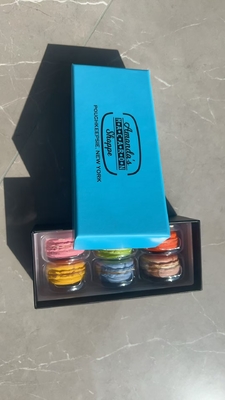 Macaron verpakking 6 Macaron verpakking cadeau verpakking 6 Macaron cadeaubon verpakking boetiek doos Macaron verpakking dessert verpakking aanbod