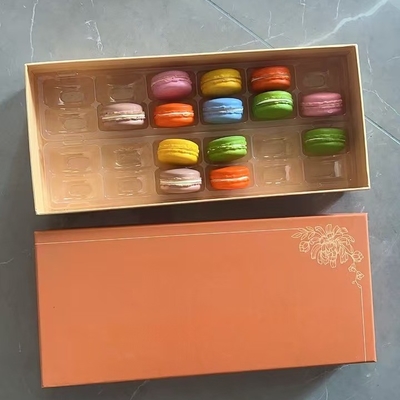 12 Palet Plastic Verpakking Macaron Transparent Box Verpakking Macaron Tray Verpakking Matching Customization