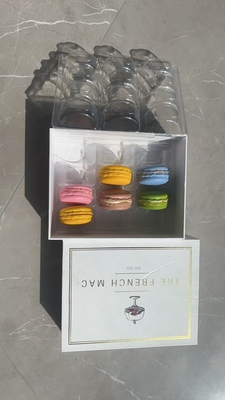12 Macaron Geschenkdoos Verpakking Boutique Carton Dessert Verpakking Op maat