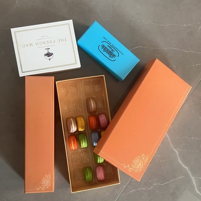 12 Palet Plastic Verpakking Macaron Transparent Box Verpakking Macaron Tray Verpakking Matching Customization