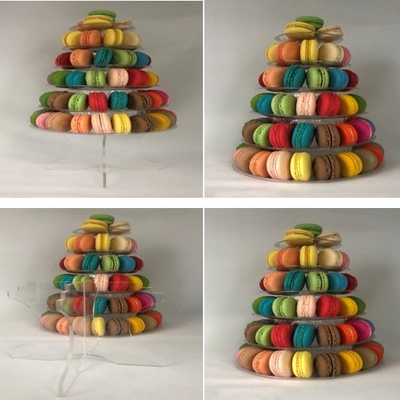 Macaron Tower Display 6 verdiepingen 10 verdiepingen 13 verdiepingen 9 verdiepingen Vierkante 10 verdiepingen Macaron Display Shelf