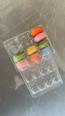 12 Palet Plastic Verpakking Macaron Transparent Box Verpakking Macaron Tray Verpakking Matching Customization