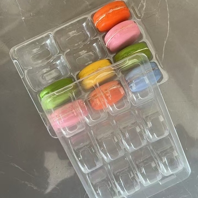 12 pallets Chocolade voedsel verpakking Plastic macaron verpakking Plastic matching aanpassing