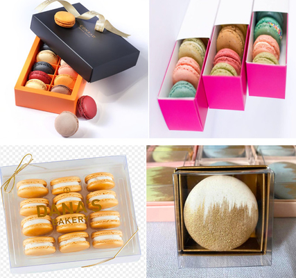 13 laag Macaron Display Stand Macaron Karton Verpakking Op maat gedrukt