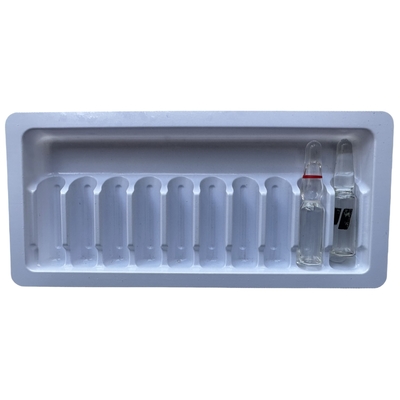 PET blister verpakkingsbak 1 ml 2 ml water injectie medicijn ampul bak aanpassing