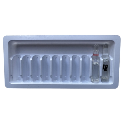 PET verpakkingsbak aanpassing medicijn water injectie ampul bak aanpassing