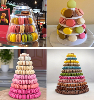 Afmeting De verpakking moet op de maat van de macarons passen en voldoende ruimte bieden om ze te plaatsen zonder te worden verpletterd