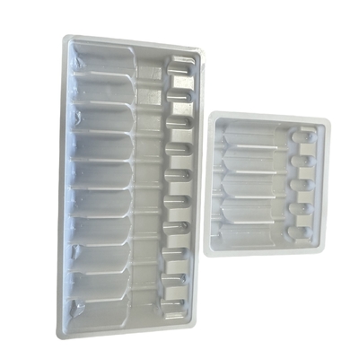 1 ml ampul Blister Tray voor medicijnen Verpakkingsdoos met aangepaste afmetingen en monster goedkeuring