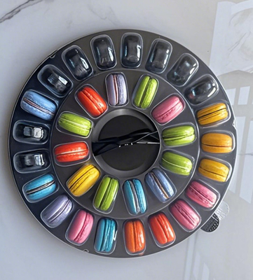 33 12 24 Bovenste en onderste deksel Macarons Verpakking Plastic tray Macarons Display Stand
