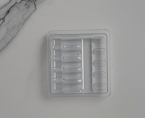 1 ml ampul Blister Tray voor geneesmiddelen Verpakkingsdoos met aangepaste afmetingen en monstergoedkeuring voor aangepaste verzending