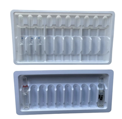 Inwendige drager van orale vloeistof Plastic inwendige vloeistof witte blisterverpakking 10 ml*10 inwendige verpakkingsdoos fabrikanten groothandel