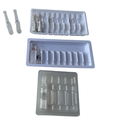 Op maat gemaakte ampullaflesbak, medische verpakking Wegwerpblister 5ml verpakking 5ml ampullaverpakking 5ml medicijnverpakking 5ml