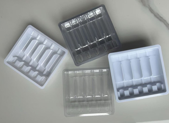 Op maat gemaakte 5 * 5 ml ampullen Plastic Innerlijk 2 * 10 ml water injectie orale vloeistof xyline fles bak Blister doos