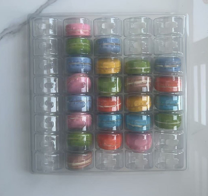 Verpakkingsdoos van plastic toren macaron aanpasbaar ontwerp