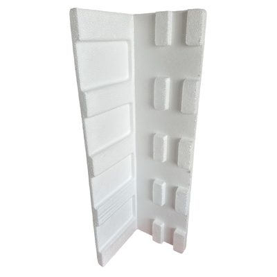 EPS (Expanded Polystyrene) schuim Hoekbeschermer Op maat gemaakte Fragile Electronic Products Rechthoekbescherming voor ramen en deuren