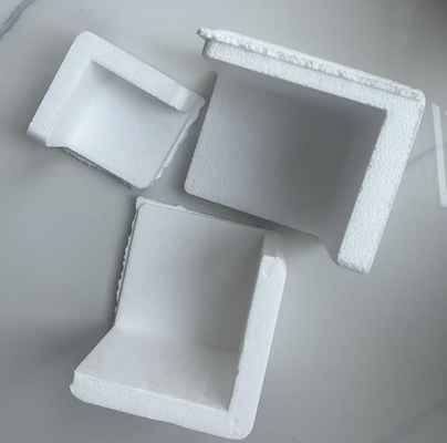 Witte eps schuimrandbescherming Hoek demping L-type rechterhoek verpakking schuimrandbescherming Hoek gietverpakkingsmateriaal