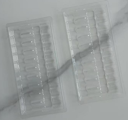 10 ml 10 stuks orale vloeibare porseleinen witte bak fabrikanten leveren orale vloeibare inwendige bak transparante blister plastic inwendige bak