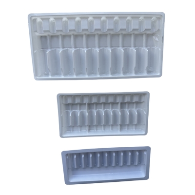 Op maat gemaakte groothandel ampulentrekken voor geneesmiddelen 1 ml 2 ml 5 ml 10 m waterinjectie PET ampulentrekken