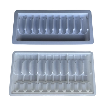Op maat gemaakte groothandel ampulentrekken voor geneesmiddelen 1 ml 2 ml 5 ml 10 m waterinjectie PET ampulentrekken