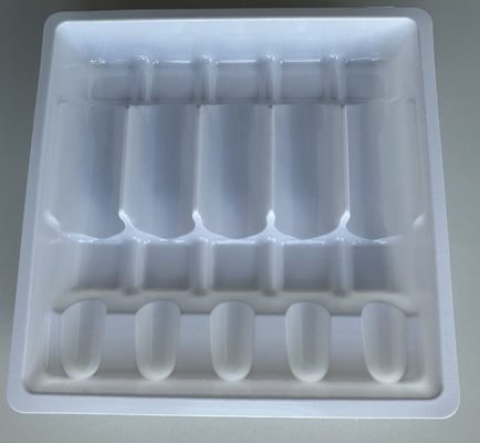 Farmaceutische PET ampulentrek aanpassing 1ml 2ml 5ml 10m waterinjectie ampulentrek aanpassing PET vacuümvormende tray