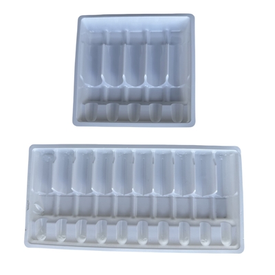 Farmaceutische PET ampulentrek aanpassing 1ml 2ml 5ml 10m waterinjectie ampulentrek aanpassing PET vacuümvormende tray