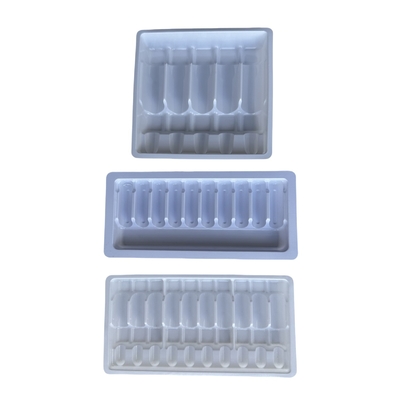 Farmaceutische PET ampulentrek aanpassing 1ml 2ml 5ml 10m waterinjectie ampulentrek aanpassing PET vacuümvormende tray