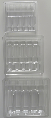 Blister Tray Verpakking Voor Water Injectie 1ml 2ml 5ml 10ml PET Ampuul Tray Aanpassing