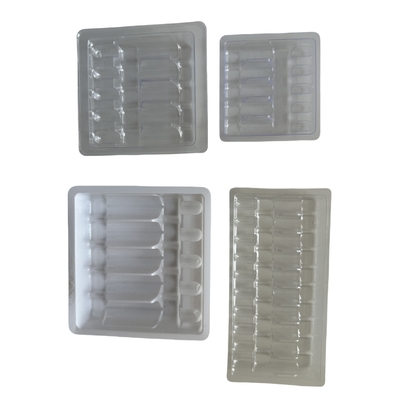 Gepersonaliseerde Vacuum Tray Verpakking 1ml 2ml 5ml 10ml PET Water Injectie Ampool Tray
