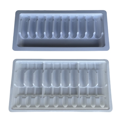 Gepersonaliseerde Vacuum Tray Verpakking 1ml 2ml 5ml 10ml PET Water Injectie Ampool Tray