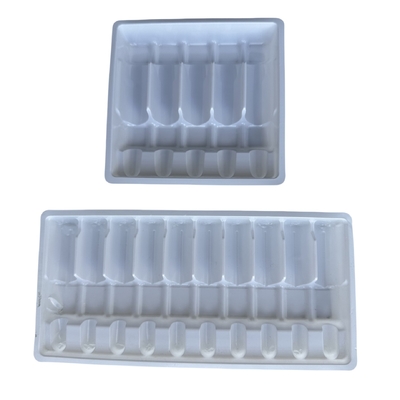 Gepersonaliseerde Vacuum Tray Verpakking 1ml 2ml 5ml 10ml PET Water Injectie Ampool Tray