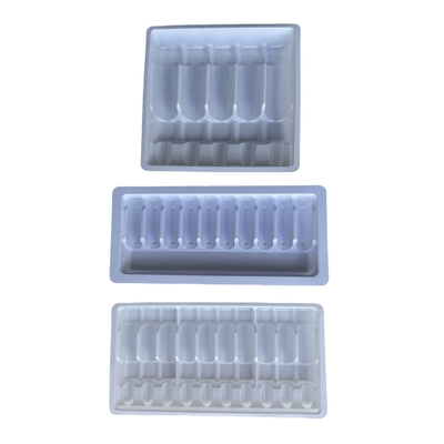 Gepersonaliseerde Vacuum Tray Verpakking 1ml 2ml 5ml 10ml PET Water Injectie Ampool Tray
