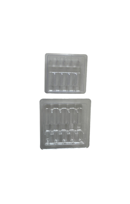 Blister Tray Verpakking Voor Water Injectie 1ml 2ml 5ml 10ml PET Ampuul Tray Aanpassing