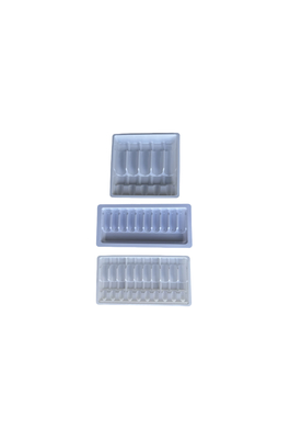 Blister Tray Verpakking Voor Water Injectie 1ml 2ml 5ml 10ml PET Ampuul Tray Aanpassing