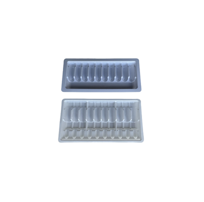 Blister Tray Verpakking Voor Water Injectie 1ml 2ml 5ml 10ml PET Ampuul Tray Aanpassing