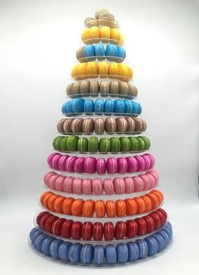 Nieuw ontwerp 10 Tier Macaron Toren Wegwerptasje