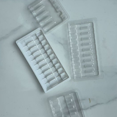 10 milliliter 10-buis waterinspuitbakken en waterinspuitdozen kunnen indien nodig in plastic verpakkingsbakken voor orale vloeistof worden gemaakt