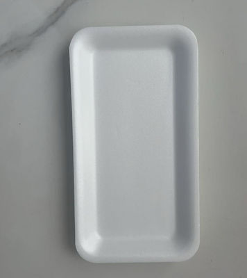 Wegwerp fruitbak met platte bodem zwart transparant plastic voor verse groenten en fruit fruitschaal