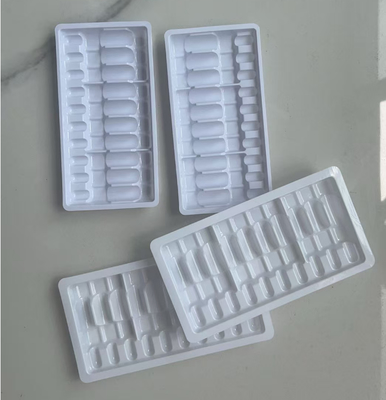 Gespecialiseerd in de productie van 2-milliliter plastic binnenhulzen met 10 doses voor waterinjecties, evenals ampulflesverpakkingen en plastic trays. Fabrikant voor levering.