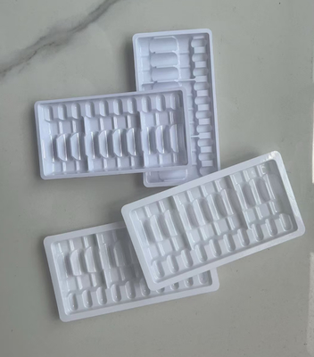 2ml 10 stuks, transparante waterinjectietray, ampulfles, voor het vasthouden van medicijnen. De binnenverpakking is voor medicijntransport. Het wordt rechtstreeks door de fabrikant verkocht.