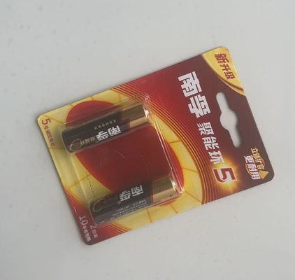 Aangepaste maat duurzame transparante plastic blisterverpakking voor batterij- en golfbalverpakking