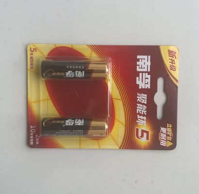 Op maat gemaakte grootte Duurzame heldere plastic blisterverpakking voor batterijen en mobiele telefoons PVC-blisterverpakking