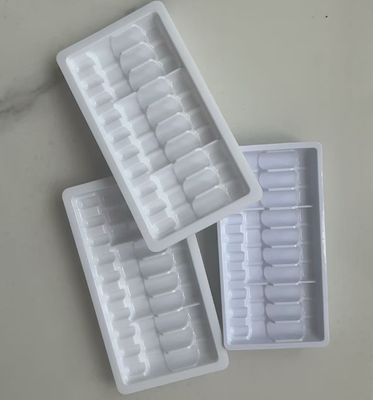 Custom 3ml Ampoule Packaging Tray - Cardboard, 14.3x7.3cm