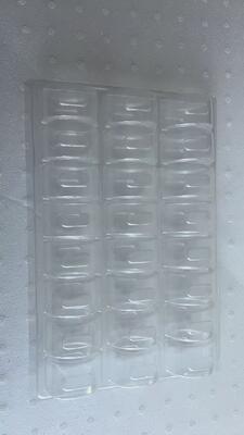 25 Macaron Verpakking Tray met Voedselveilig PET 0,55 mm Dikte en Herbruikbaar Ontwerp