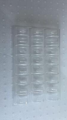 25 Macaron Verpakking Tray met Voedselveilig PET Plastic Herbruikbaar en Aanpasbaar Macaron Blister Tray